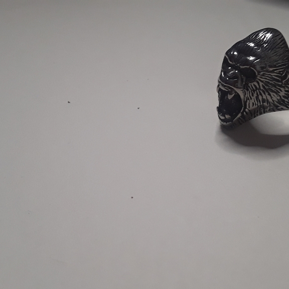 Stainless steel handcrafted ring set size 11 customized unique designs - Picture 14 of 15